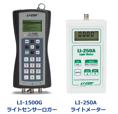 LI-1500G ライトセンサーロガー&LI-250A ライトメーター
