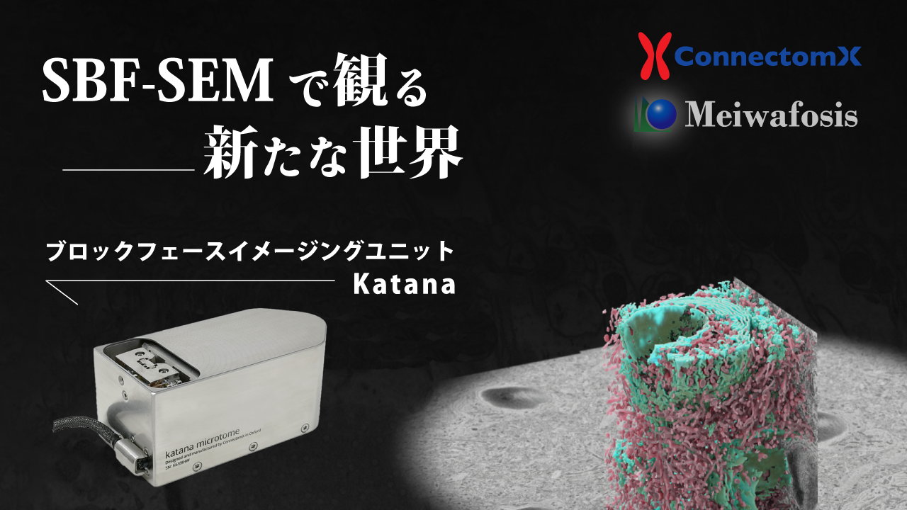 ConnectomX社と日本総代理店契約を締結し「ブロックフェースイメージングユニット (Katana)」取り扱い開始